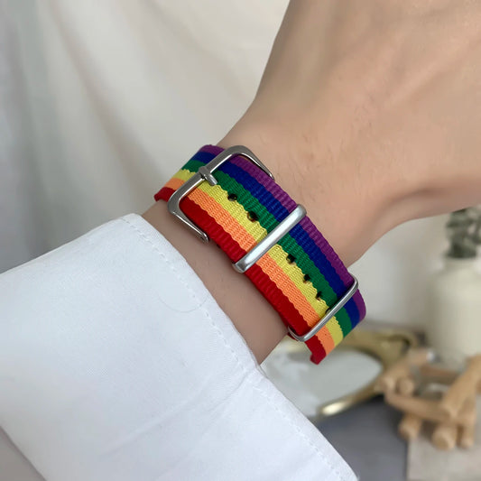 colourful fabric bracelet